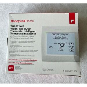 Honeywell Home VisionPRO 8000 Smart WiFi Thermostat TH8321WF1001 White